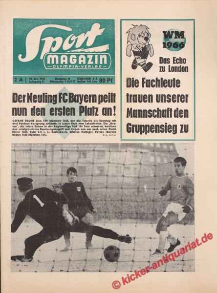 Sportmagazin Nr. 2A, 10.1.1966 bis 16.1.1966