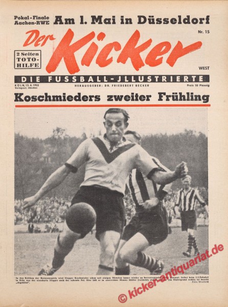 Kicker Nr. 15W, 13.4.1953 bis 19.4.1953