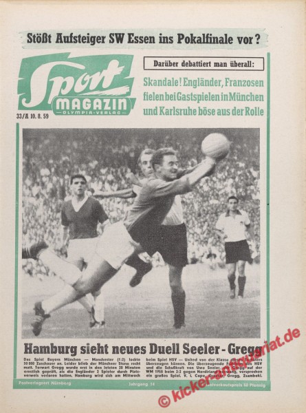 Sportmagazin Nr. 32A, 10.8.1959 bis 16.8.1959