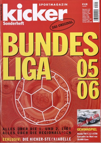 Kicker Sonderheft BL 2005/06