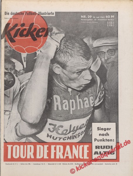 Kicker Nr. 29, 16.7.1962 bis 22.7.1962