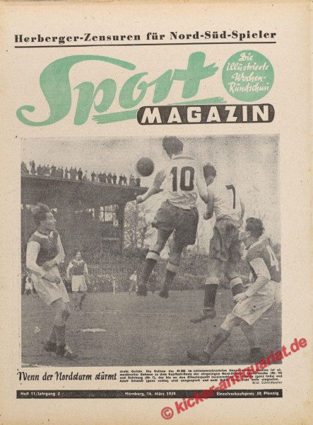 Sportmagazin Nr. 11, 16.3.1949 bis 22.3.1949