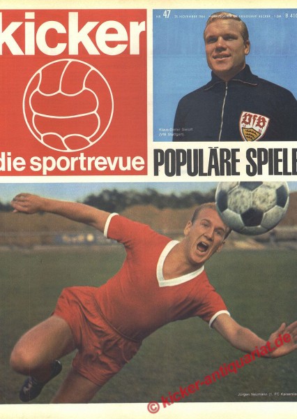 Kicker Sportrevue Nr. 47, 23.11.1964 bis 29.11.1964