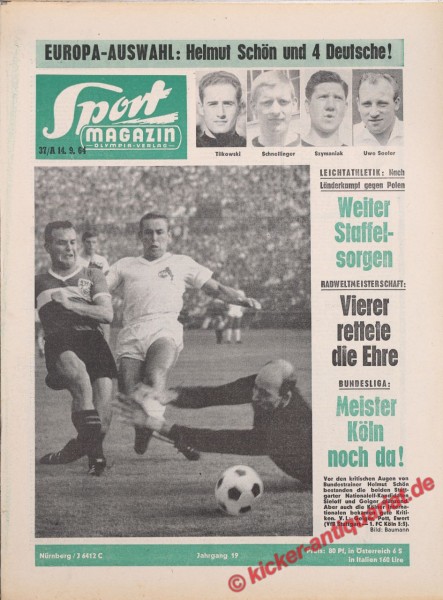 Sportmagazin Nr. 37A, 14.9.1964 bis 20.9.1964