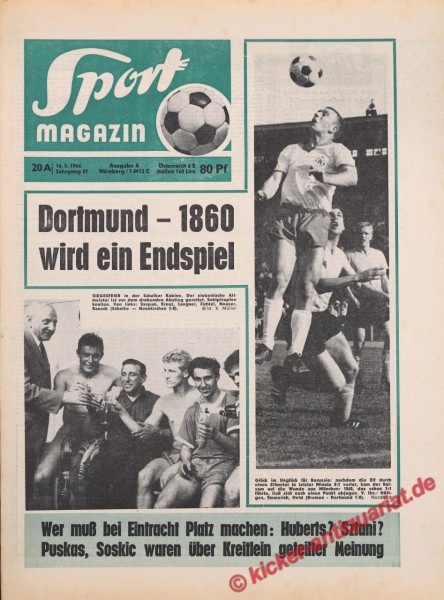 Sportmagazin Nr. 20A, 16.5.1966 bis 22.5.1966