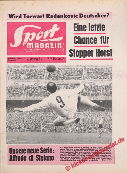 Sportmagazin Nr. 50B, 10.12.1964 bis 16.12.1964