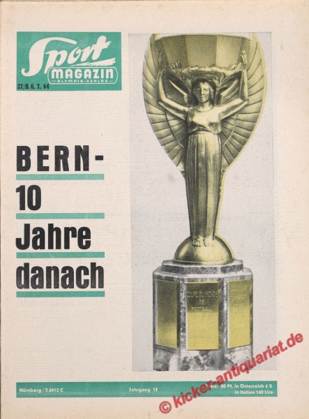 Sportmagazin Nr. 27A, 6.7.1964 bis 12.7.1964