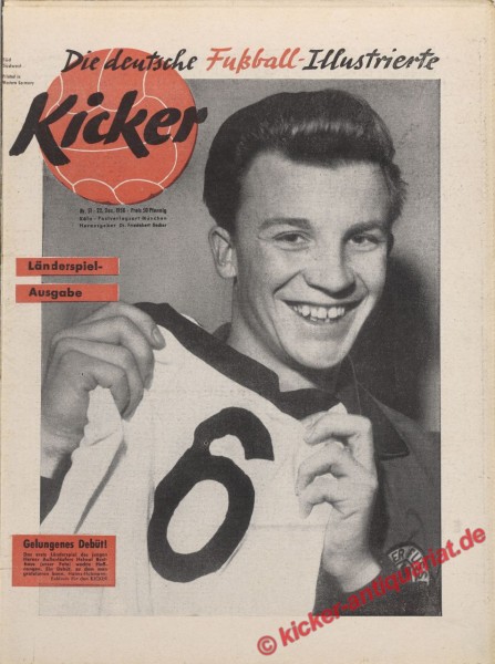 Kicker Nr. 51, 22.12.1958 bis 28.12.1958