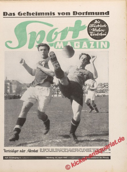 Sportmagazin Nr. 17, 27.4.1949 bis 3.5.1949