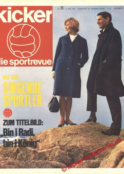 Kicker Sportrevue Nr. 15, 12.4.1965 bis 18.4.1965