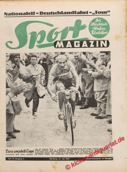 Sportmagazin Nr. 30, 27.7.1949 bis 2.8.1949