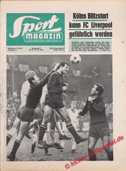 Sportmagazin Nr. 51A, 21.12.1964 bis 27.12.1964