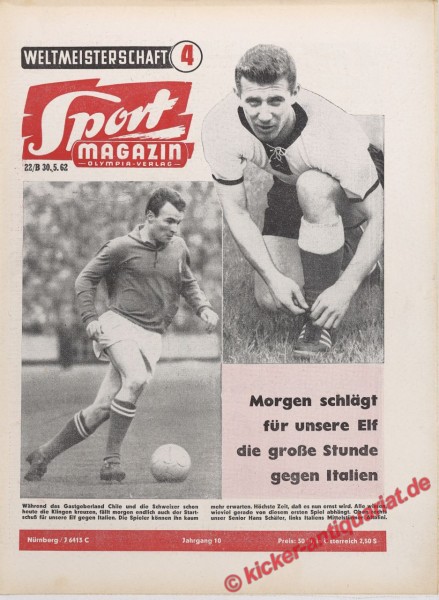 Weltmeisterschaft 1962: Heft Nummer 4