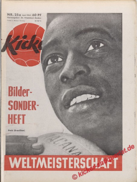 Kicker Bild Sonderheft Weltmeisterschaft 1962