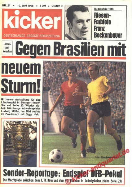 DFB-Pokalsieger 1968: 1. FC Köln
