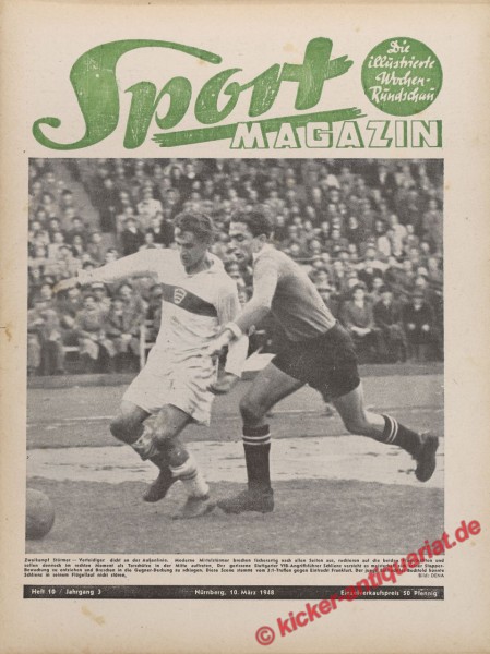 Sportmagazin Nr. 10, 10.3.1948 bis 16.3.1948