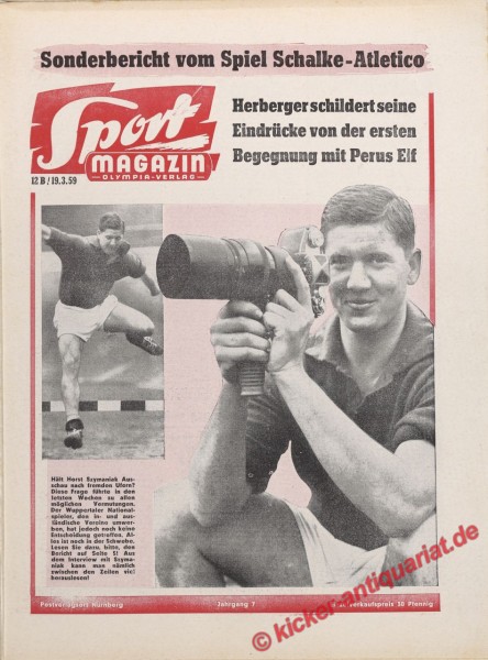 Sportmagazin Nr. 12B, 19.3.1959 bis 25.3.1959