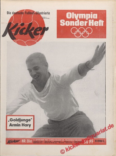 Kicker Nr. 35A, 2.8.1960 bis 8.8.1960