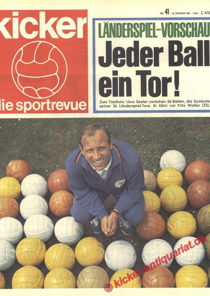 Kicker Sportrevue Nr. 41, 10.10.1966 bis 16.10.1966