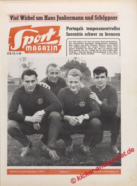 Sportmagazin Nr. 16B, 14.4.1960 bis 20.4.1960