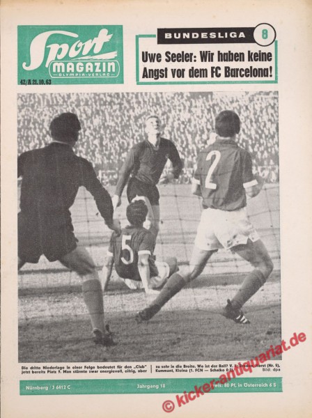 Sportmagazin Nr. 42A, 21.10.1963 bis 27.10.1963