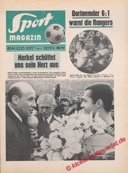 Sportmagazin Nr. 42A, 17.10.1966 bis 23.10.1966