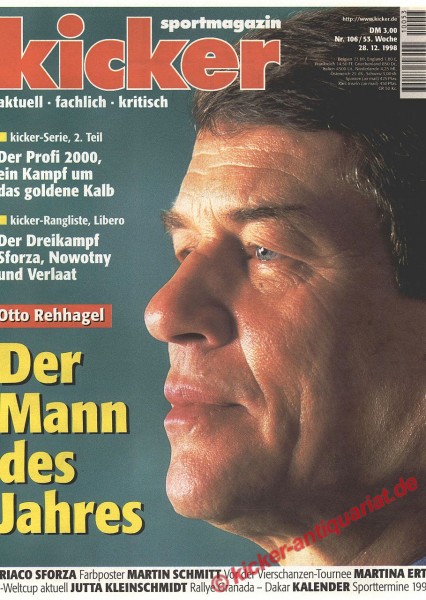 DER MANN DES JAHRES 1998: "OTTO DER GROSSE" OTTO REHAGEL