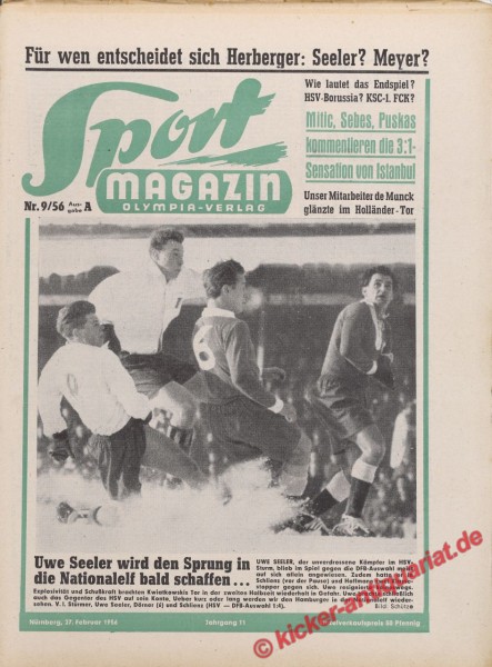 Sportmagazin Nr. 9A, 26.2.1956 bis 3.3.1956