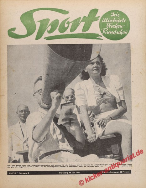 Sportmagazin Nr. 28, 16.7.1947 bis 22.7.1947