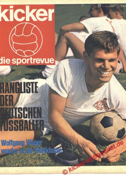 Kicker Sportrevue Nr. 52, 27.12.1965 bis 2.1.1966