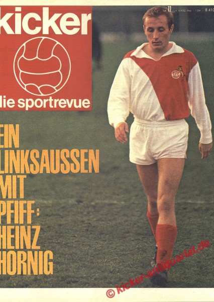 Kicker Sportrevue Nr. 11, 15.3.1966 bis 21.3.1966