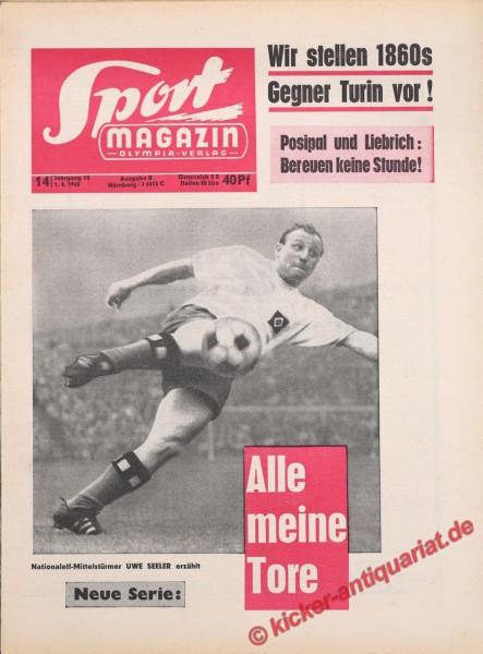 Sportmagazin Nr. 14B, 1.4.1965 bis 7.4.1965