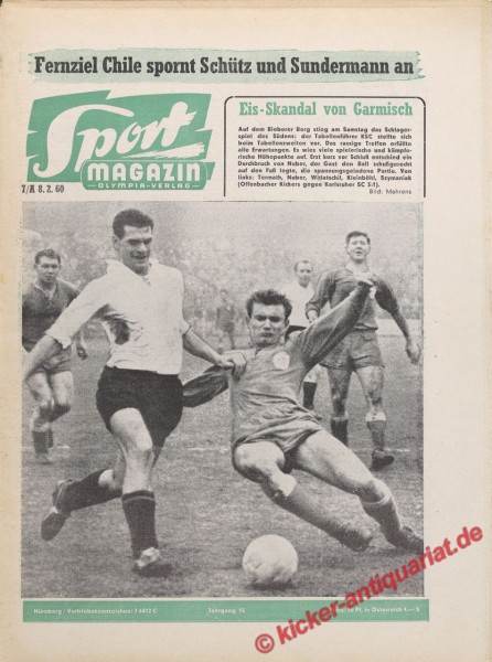 Sportmagazin Nr. 7A, 15.2.1960 bis 21.2.1960