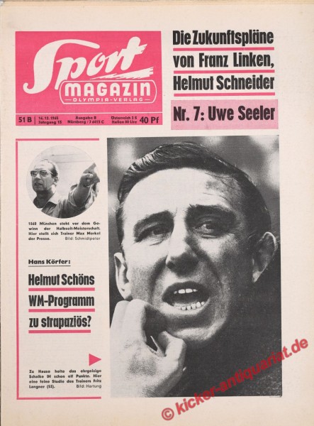 Sportmagazin Nr. 51B, 16.12.1965 bis 22.12.1965