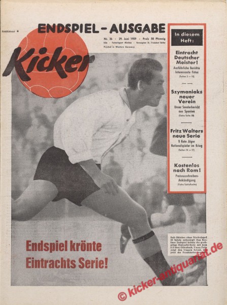 Kicker Nr. 26, 29.6.1959 bis 5.7.1959