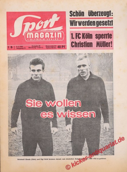 Sportmagazin Nr. 1B, 6.1.1966 bis 12.1.1966