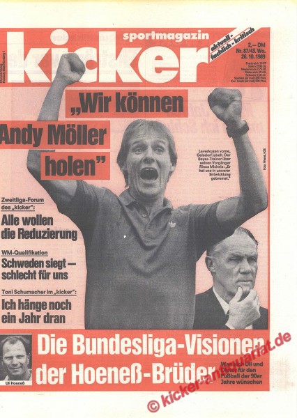 Kicker Schlagzeile: "Wir können Andy Möller holen".