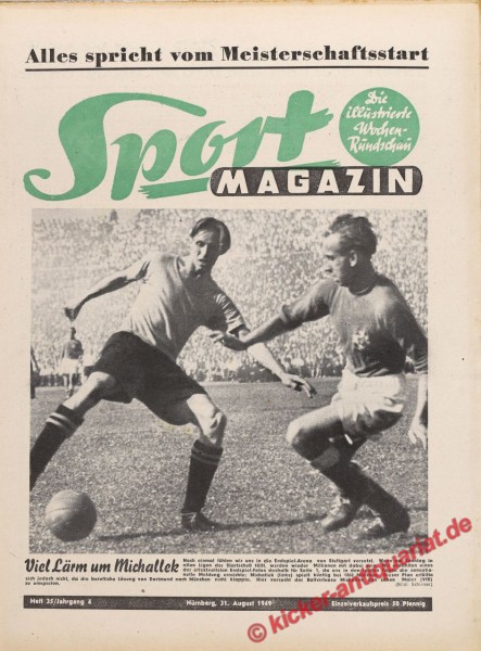 Sportmagazin Nr. 35, 31.8.1949 bis 6.9.1949