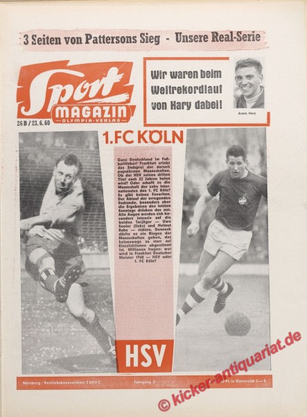 Sportmagazin Nr. 25B, 16.6.1960 bis 22.6.1960