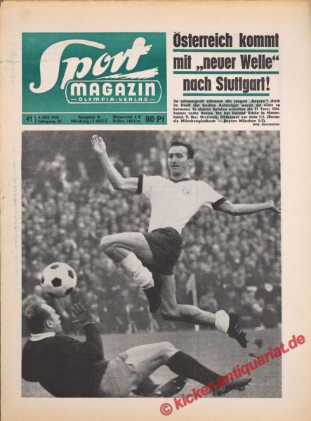 Sportmagazin Nr. 41A, 4.10.1965 bis 10.10.1965