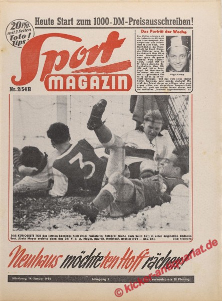 Sportmagazin Nr. 2B, 14.1.1954 bis 20.1.1954