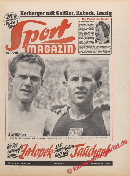 ZATOPEK und TAUCHERL