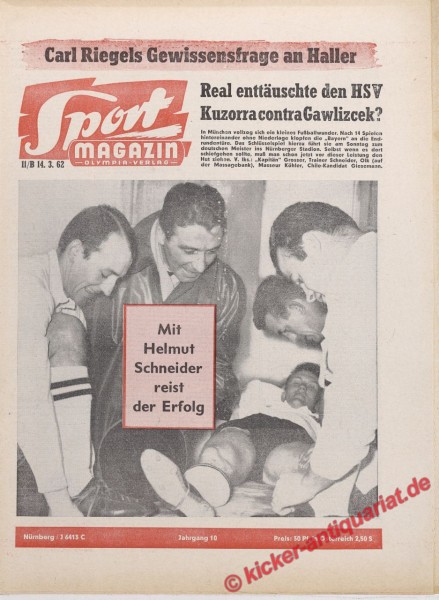 Sportmagazin Nr. 11B, 14.3.1962 bis 20.3.1962