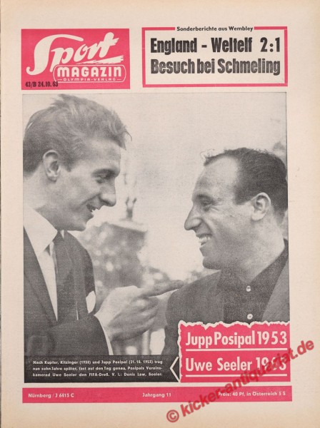 Sportmagazin Nr. 43B, 24.10.1963 bis 30.10.1963