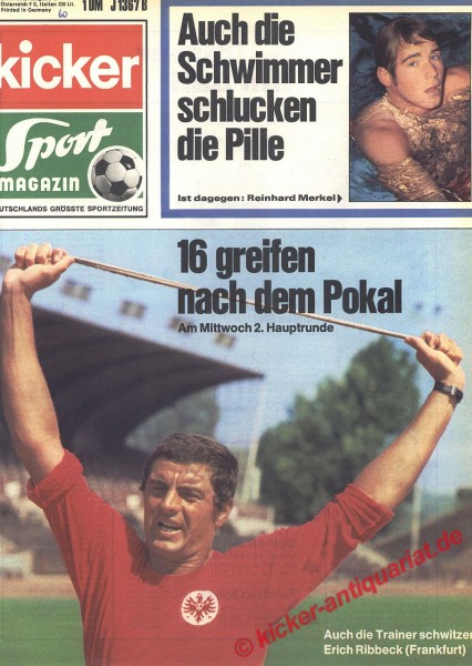 Kicker Sportmagazin Nr. 60, 27.7.1970 bis 2.8.1970