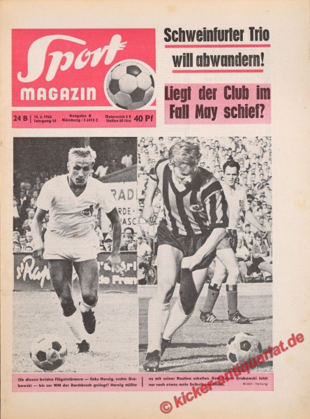 Sportmagazin Nr. 24B, 15.6.1966 bis 21.6.1966