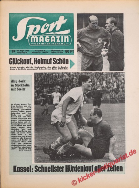 Sportmagazin Nr. 39A, 20.9.1965 bis 26.9.1965