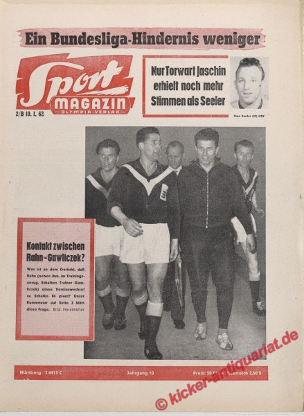 Sportmagazin Nr. 2B, 10.1.1962 bis 16.1.1962