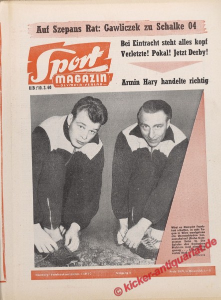 Sportmagazin Nr. 11B, 10.3.1960 bis 16.3.1960