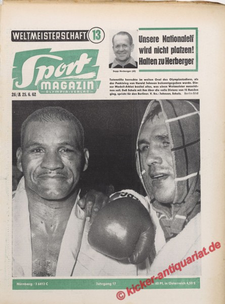 Weltmeisterschaft 1962 Heft Nummer 13: